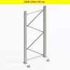 BI-BLOC keret, S80M, 3400x1100mm