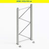BI-BLOC keret, S80ML, 5100x1100mm
